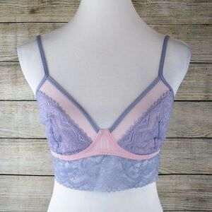 Gillian & O’Malley Pink Lavender Juniors Bralette Size M